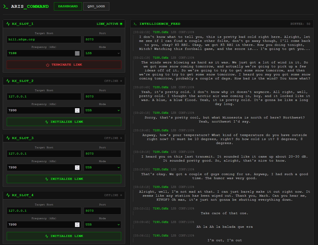 ARIS Command Interface